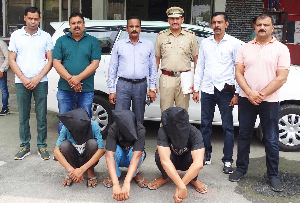 कुरुक्षेत्र पुलिस ने प्रॉपर्टी डीलर के घर पर गोली चलाने के मामले में तीन आरोपी गिरफ्तार