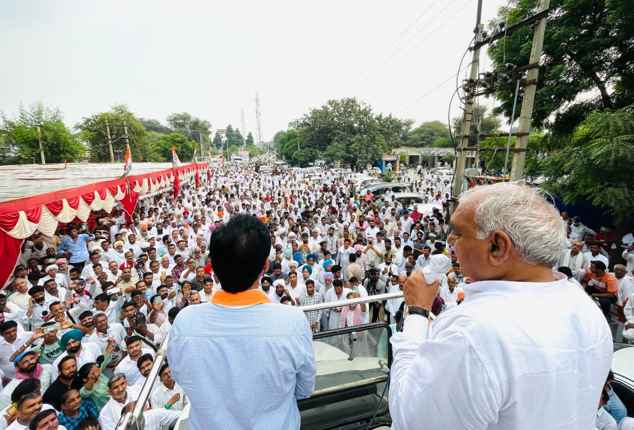 कांग्रेस सरकार आते ही बदमाशों व नशा तस्करों का पक्का इलाज बांध दूंगा : हुड्डा