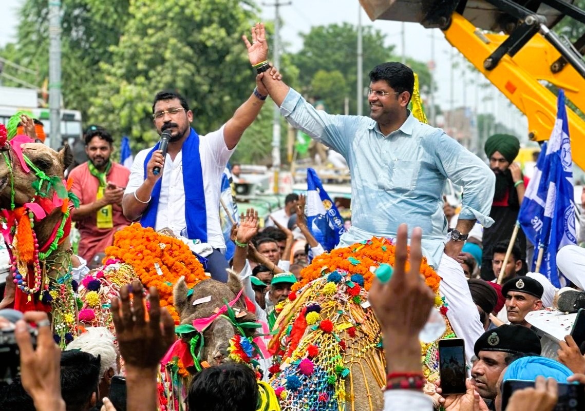 चुनाव प्रचार के मैदान में एक साथ उतरेंगे दुष्यंत चौटाला और चंद्रशेखर आजाद